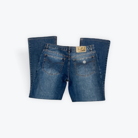 MOSCHINO 34X43 LOW RISE FLARED JEANS - Picture 2 of 4